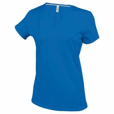 T-shirt da donna a maniche corte con scollo a V - cod. RWKB381 T-shirt da donna a maniche corte con scollo a V - cod. RWKB381