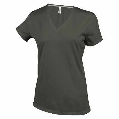 T-shirt da donna a maniche corte con scollo a V - cod. RWKB381 T-shirt da donna a maniche corte con scollo a V - cod. RWKB381