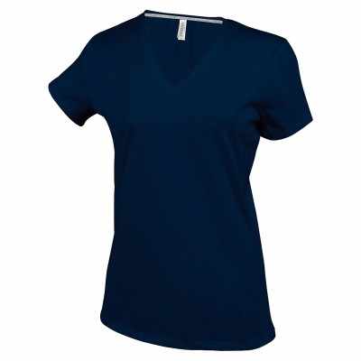 T-shirt da donna a maniche corte con scollo a V - cod. RWKB381 T-shirt da donna a maniche corte con scollo a V - cod. RWKB381