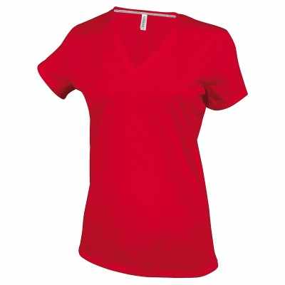 T-shirt da donna a maniche corte con scollo a V - cod. RWKB381 T-shirt da donna a maniche corte con scollo a V - cod. RWKB381