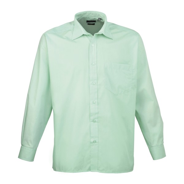 Camicia in popeline a manica lunga - cod. RWPR200