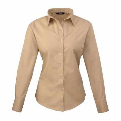Camicetta da donna a maniche lunghe in popeline - cod. RWPR300 Camicetta da donna a maniche lunghe in popeline - cod. RWPR300
