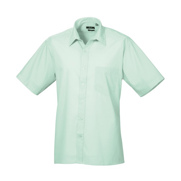 Camicia in popeline a manica corta - cod. RWPR202