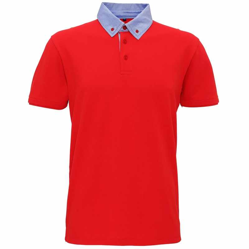 Polo da uomo in cotone da stampare - cod. RWAQ007