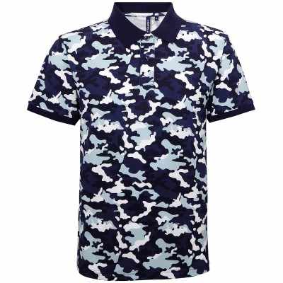 Polo piqué mimetica da uomo - cod. RWAQ018