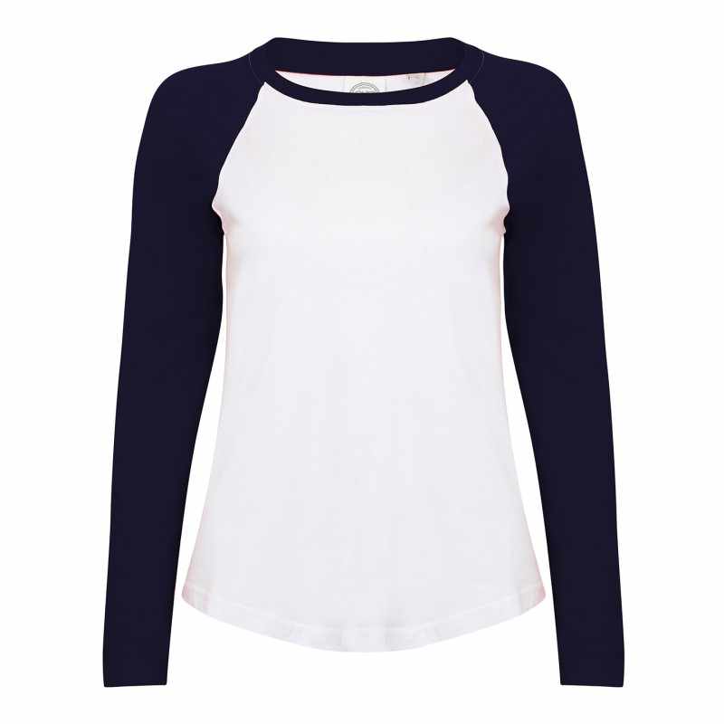 T-shirt da baseball a maniche lunghe da donna - cod. RWSK271
