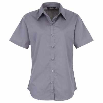 Camicetta da donna in popeline a maniche corte - cod. RWPR302 Camicetta da donna in popeline a maniche corte - cod. RWPR302