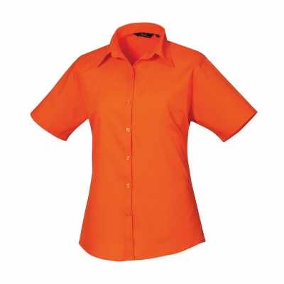 Camicetta da donna in popeline a maniche corte - cod. RWPR302 Camicetta da donna in popeline a maniche corte - cod. RWPR302