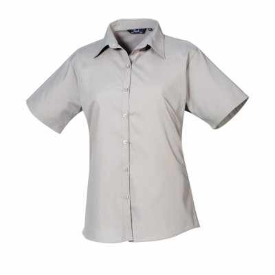 Camicetta da donna in popeline a maniche corte - cod. RWPR302 Camicetta da donna in popeline a maniche corte - cod. RWPR302