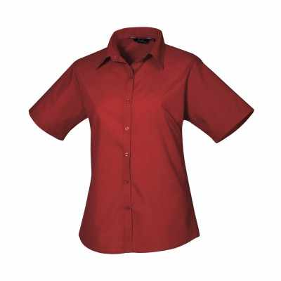 Camicetta da donna in popeline a maniche corte - cod. RWPR302 Camicetta da donna in popeline a maniche corte - cod. RWPR302