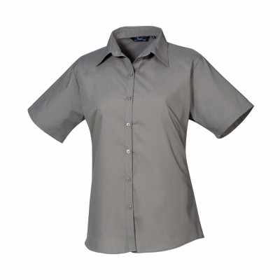 Camicetta da donna in popeline a maniche corte - cod. RWPR302 Camicetta da donna in popeline a maniche corte - cod. RWPR302