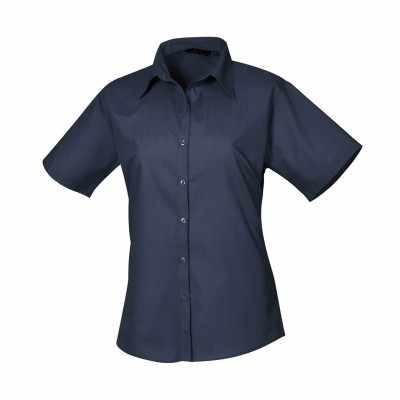 Camicetta da donna in popeline a maniche corte - cod. RWPR302 Camicetta da donna in popeline a maniche corte - cod. RWPR302