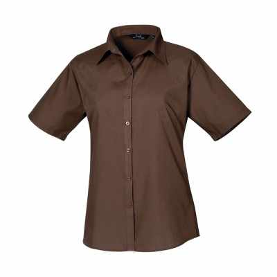 Camicetta da donna in popeline a maniche corte - cod. RWPR302 Camicetta da donna in popeline a maniche corte - cod. RWPR302