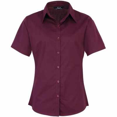 Camicetta da donna in popeline a maniche corte - cod. RWPR302 Camicetta da donna in popeline a maniche corte - cod. RWPR302