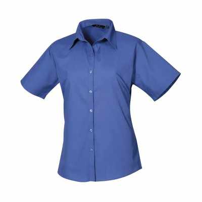 Camicetta da donna in popeline a maniche corte - cod. RWPR302 Camicetta da donna in popeline a maniche corte - cod. RWPR302