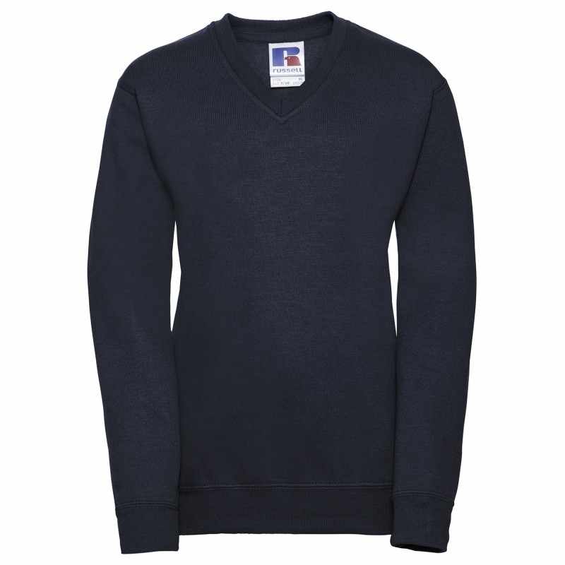 Felpa con scollo a V per bambini da stampare - cod. RWJ272B