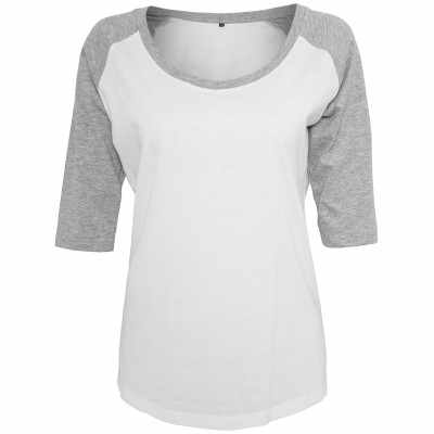 Maglietta raglan a contrasto ¾ da donna - cod. RWBY022
