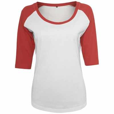 Maglietta raglan a contrasto ¾ da donna - cod. RWBY022