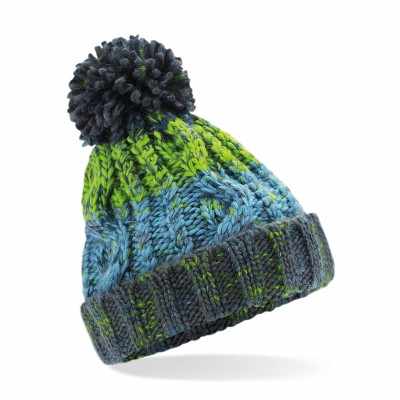 Berretto con pompon a cavatappi Junior - cod. RWB486A