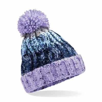 Berretto con pompon a cavatappi Junior - cod. RWB486A