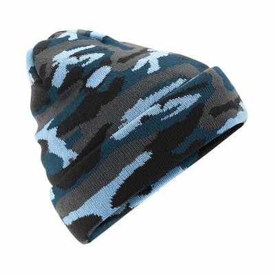 Berretto con risvolto mimetico - cod. RWBC419