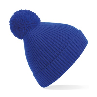 Berretto con pompon a coste lavorato a maglia - cod. RWBC382 Berretto con pompon a coste lavorato a maglia - cod. RWBC382