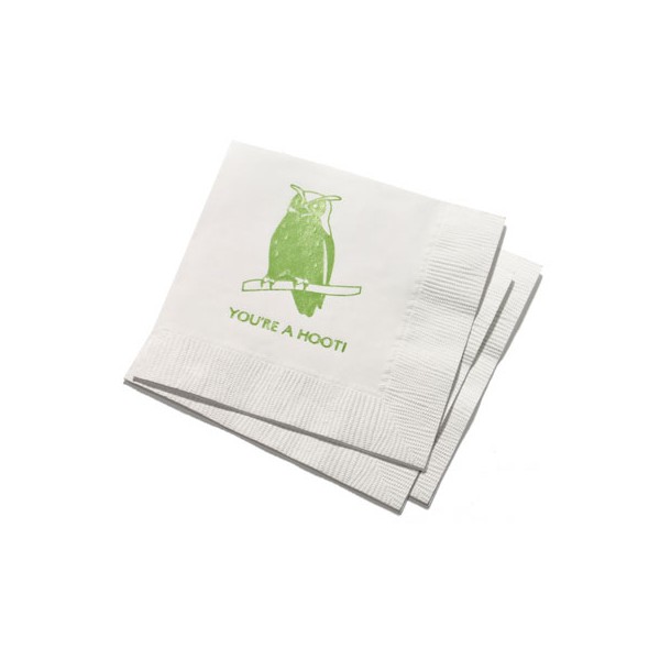 Tovaglioli di carta personalizzati 2 veli - f.to 25 x 25 cm.