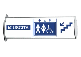 Targa bifacciale personalizzata