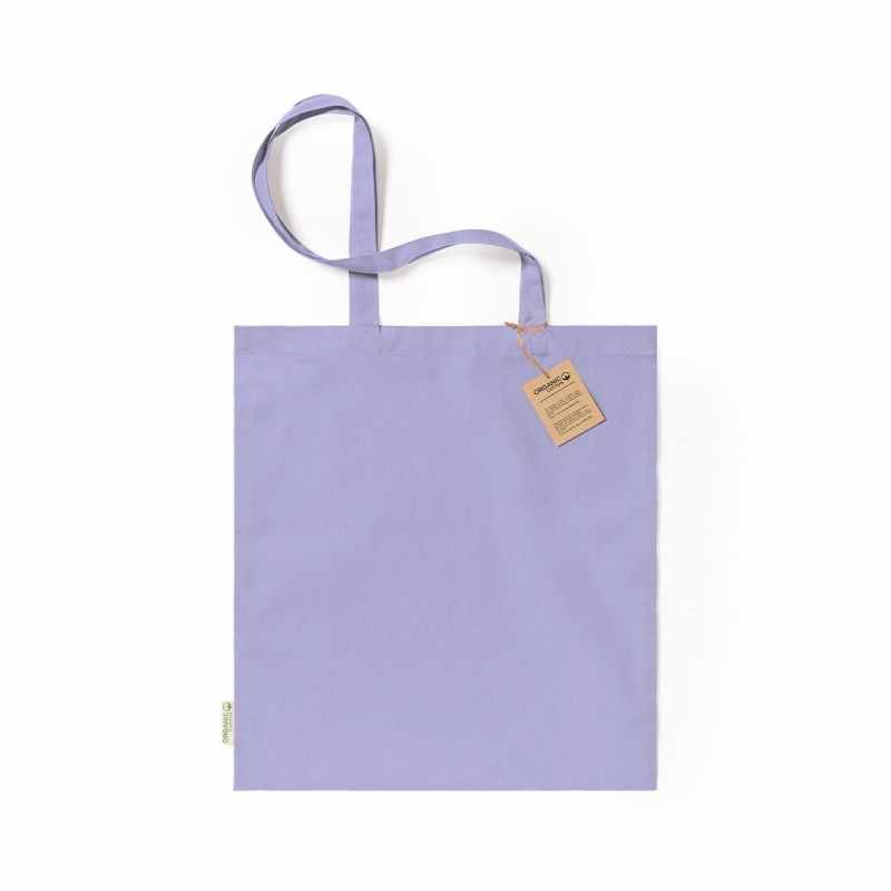 Borsa colorata con scritte f.to 38x42 cm. - cod. MK1175