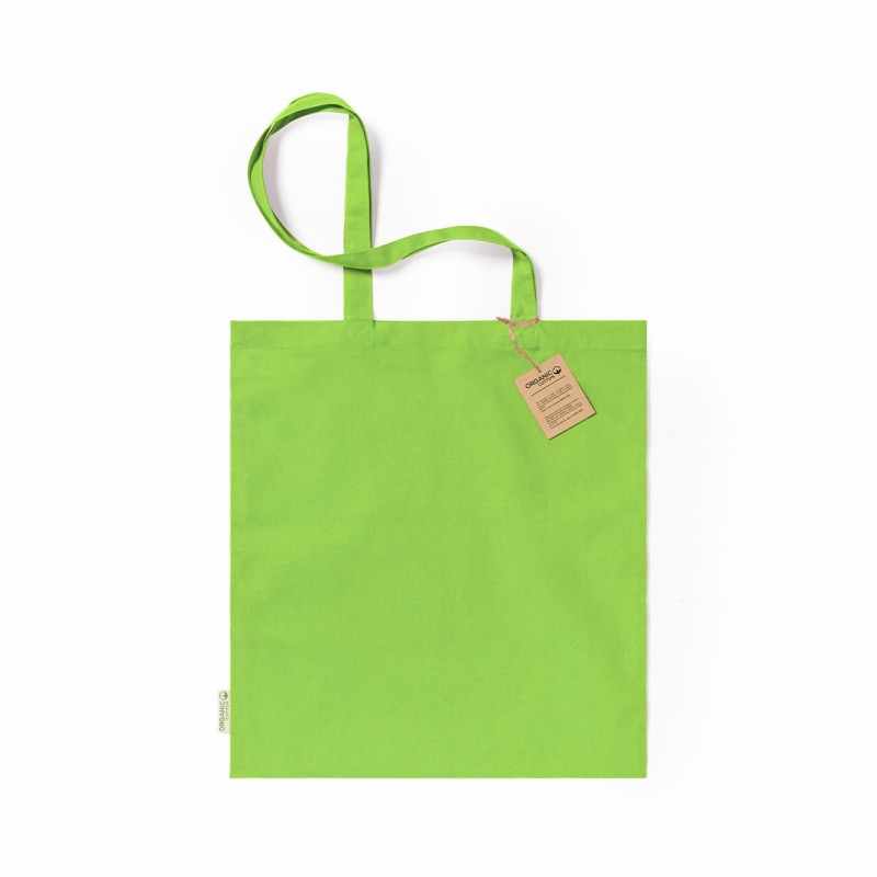 Borsa colorata con scritte f.to 38x42 cm. - cod. MK1175