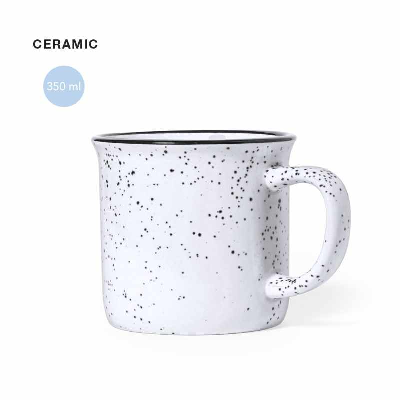 Tazze vintage da 350 ml in ceramica - cod. MK1256