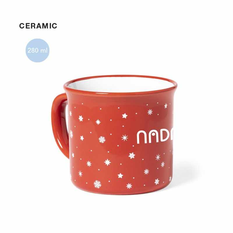 Tazza Natalizia in ceramica da 280 ml - cod. MK1370