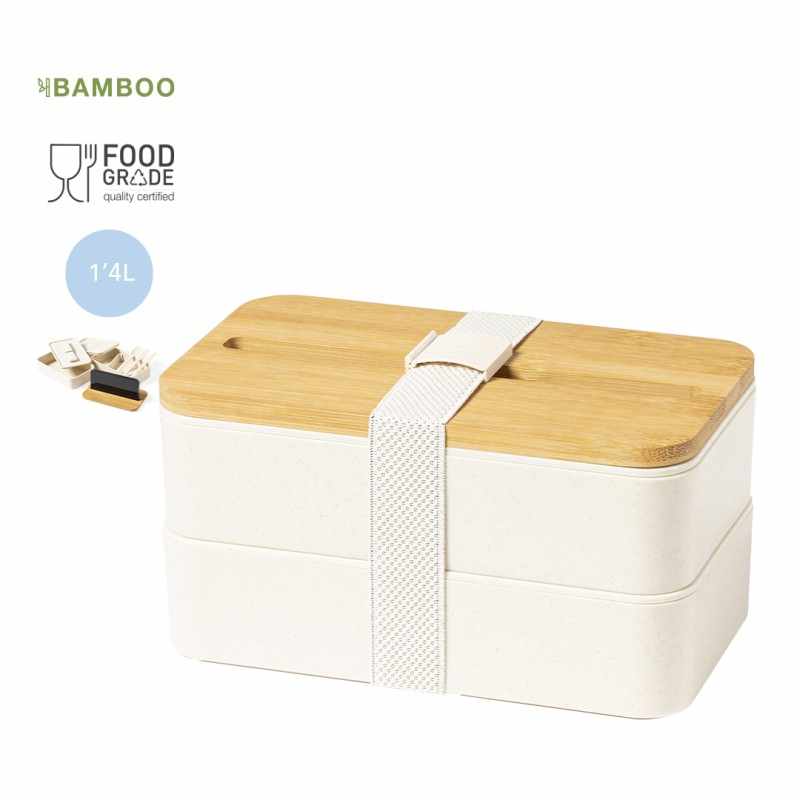 Lunch box con posate - cod. MK1479