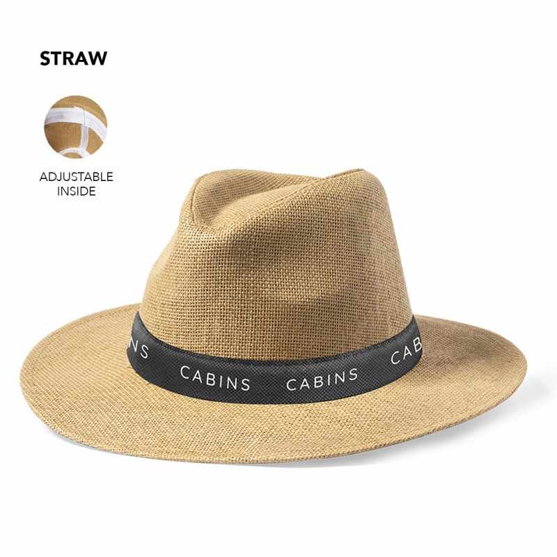 Sombrero con scritte serigrafate - cod. MK1531