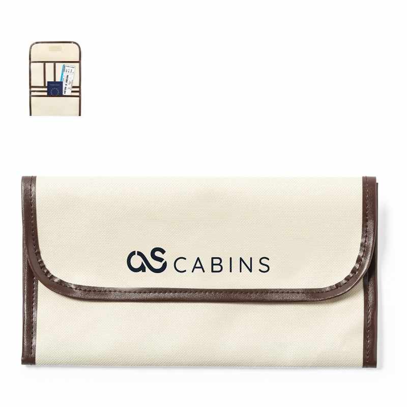 Portavoucher da viaggio con logo - cod. MK1626