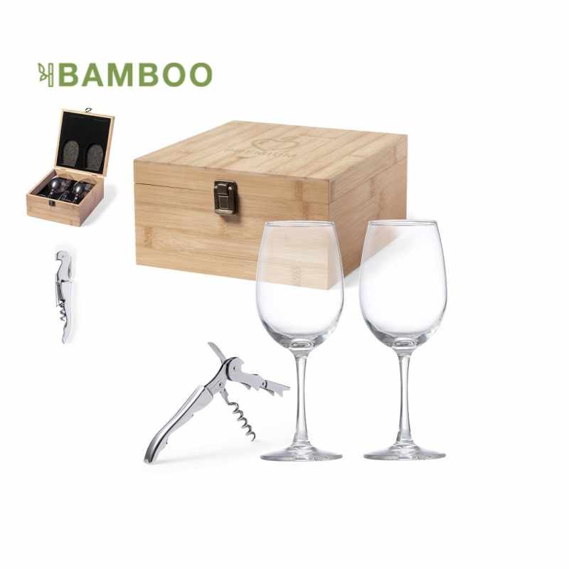 Set Vino personalizzabile con scritte - cod. MK1707