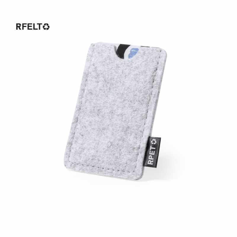 Porta Carte in feltro con stampa logo - cod. MK1903