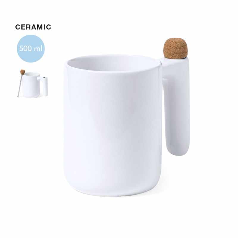 Tazze con agitatore da 500 ml - cod. MK20235