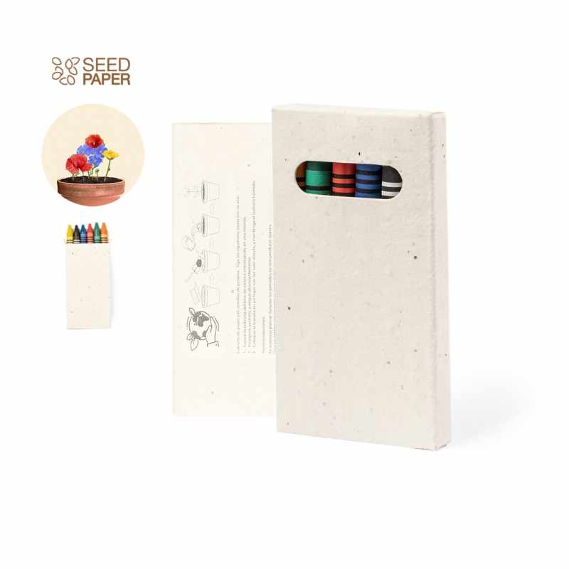 Set Colori Cera con Semi personalizzato - cod. MK20371