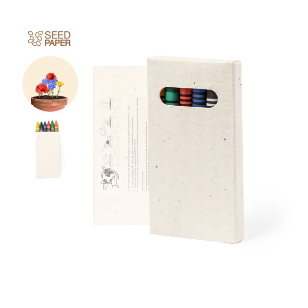 Set Colori Cera con Semi - cod. MK20371