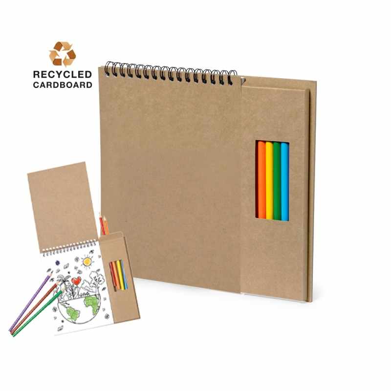 Set per colorare con pastelli e quaderno - cod. MK20408