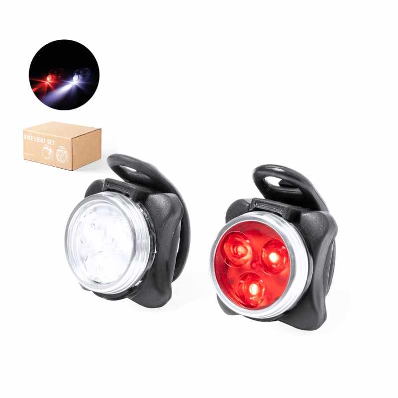 Luci per bicicletta con tre potenti LED - cod. MK20438