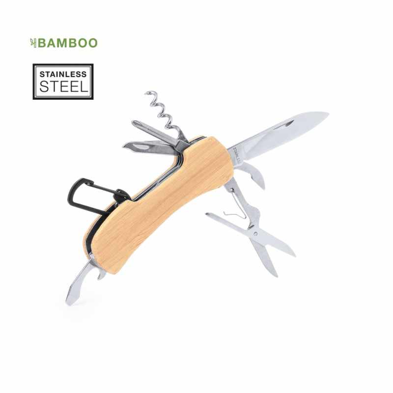 Coltellino multifunzione personalizzabile con scritte - cod. MK20484