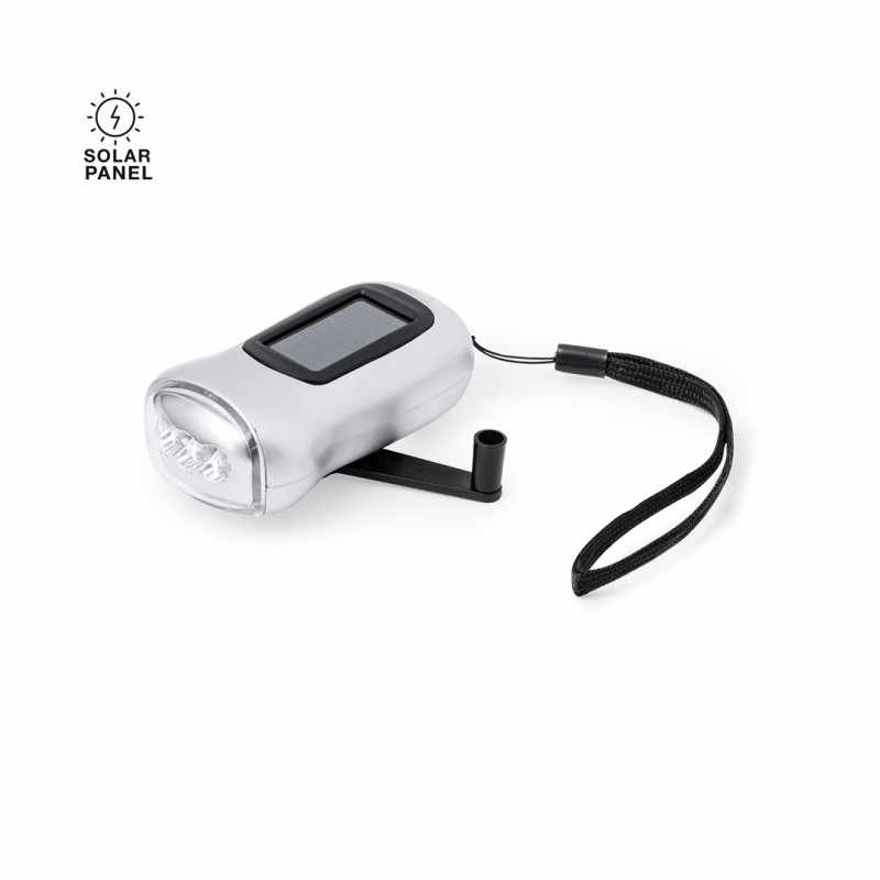 Torcia solare portatile con logo stampato - cod. MK20490