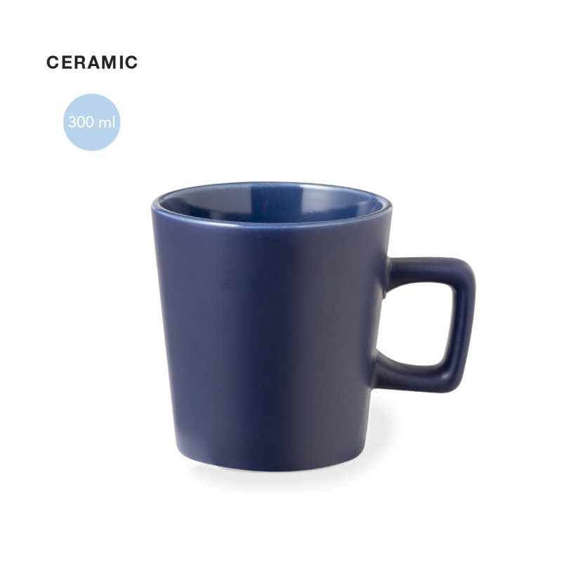 Tazza elegante in ceramica da 300 ml. - cod. MK20517