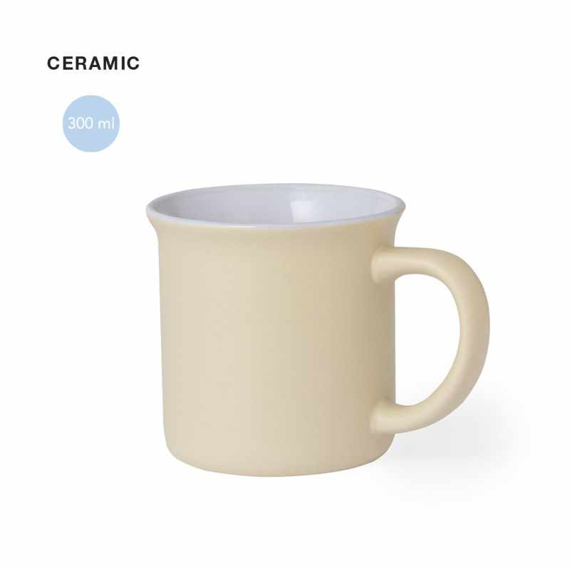 Tazze vintage in ceramica da 300 ml - cod. MK20519