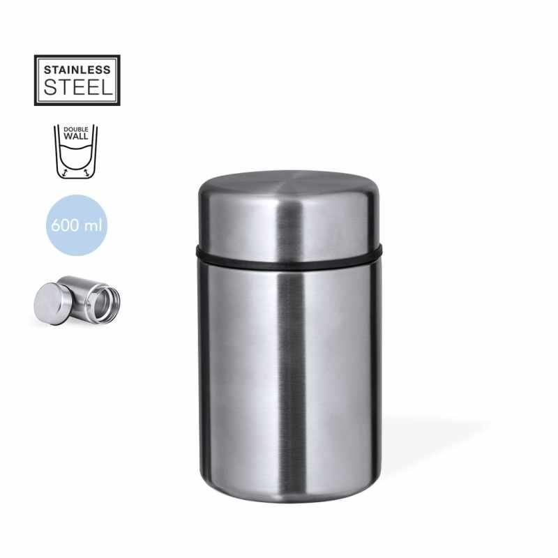 Porta Pranzo promozionale in acciaio - cod. MK20613