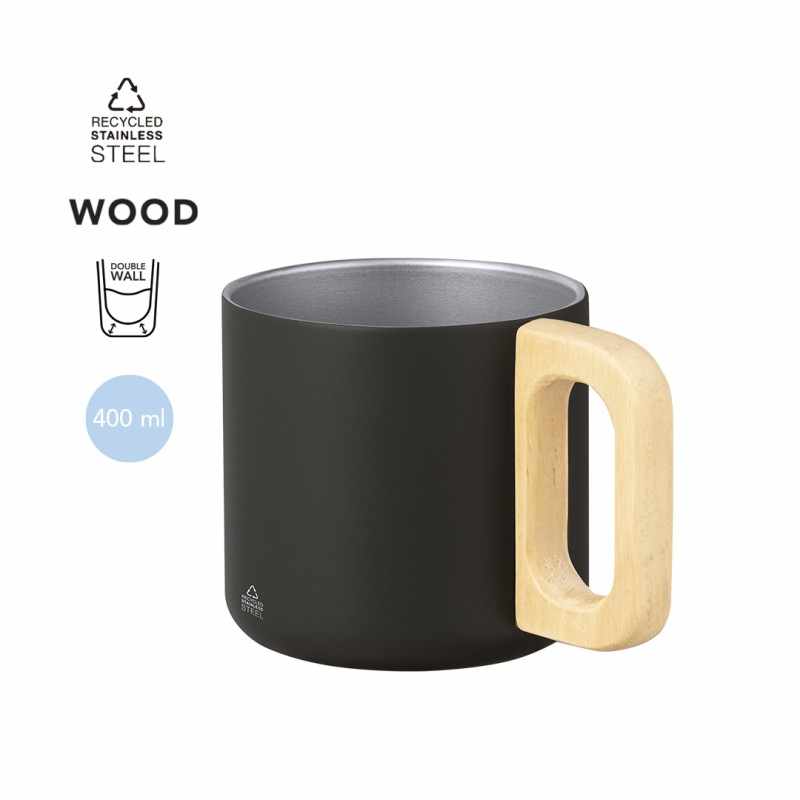 Tazza in acciaio da 400 ml. - cod. MK20703