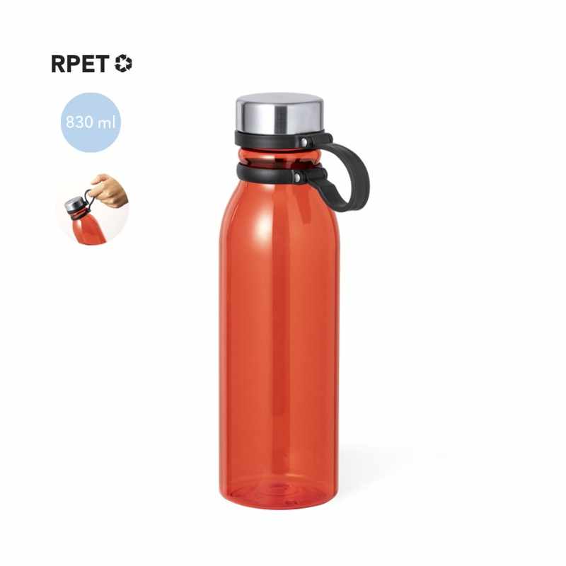 Borraccia con cinturino in silicone - cod. MK20723