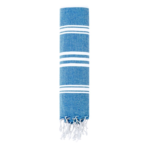 Pareo in cotone riciclato con stampa logo - cod. MK20753